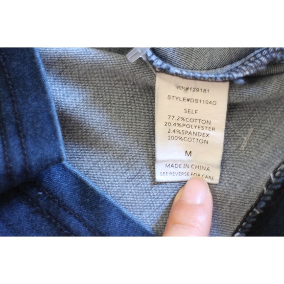 Mebon by Machine Jeans Flare Bow Sleeve Dress Sz S - Picture 2 of 4